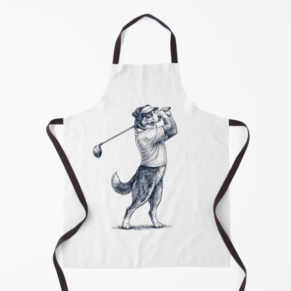 Item preview, Vintage Australian Shepherd Playing Golf Golfer Dog Lover designed and sold by TerryConnells.
