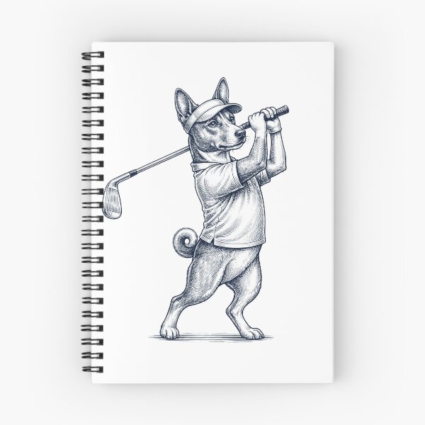 Item preview, Vintage Basenji Playing Golf Golfer Dog Lover designed and sold by TerryConnells.