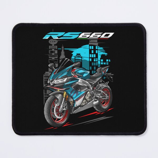 Item preview, Motorcycle RS660 2025 Blue Marlin for Motorcycle Riders designed and sold by MotoApparelHub.