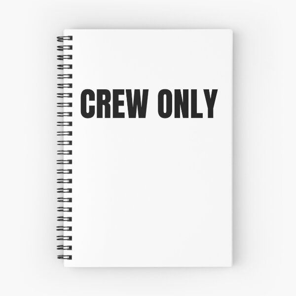 Item preview, Crew Only (Black) designed and sold by ShipCrewNation.
