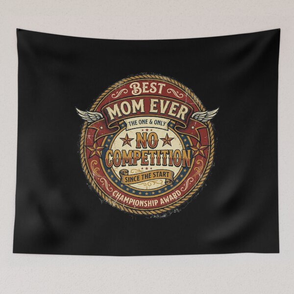 Item preview, Best Mom Ever Vintage Badge Mother's Day Funny Mom Award designed and sold by Im-Ara.