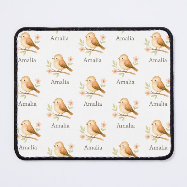 Item preview, Amalia Custom Name Bird Wall Art for Nursery, Baby Girl Room Decor designed and sold by LoveNurseries.