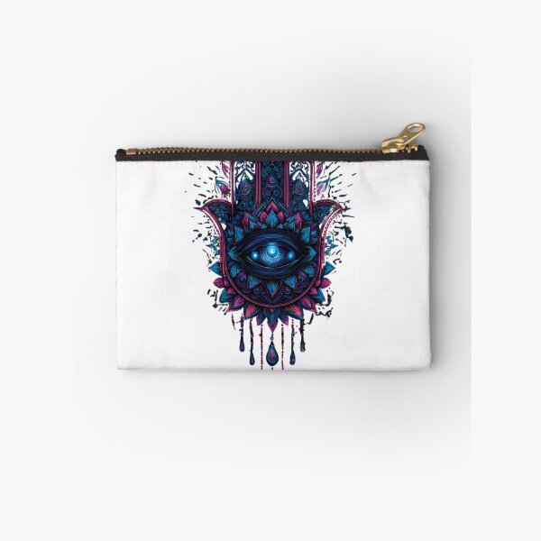 Item preview, The Hamsa of Protection: Neon Mystic Eye Amulet designed and sold by SepboiStudioMerch.