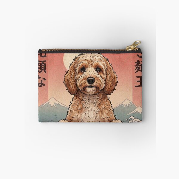 Item preview, Funny Cockapoo Japanese Ramen Noodles Vintage Kanagawa Wave designed and sold by FurryHavenPH.