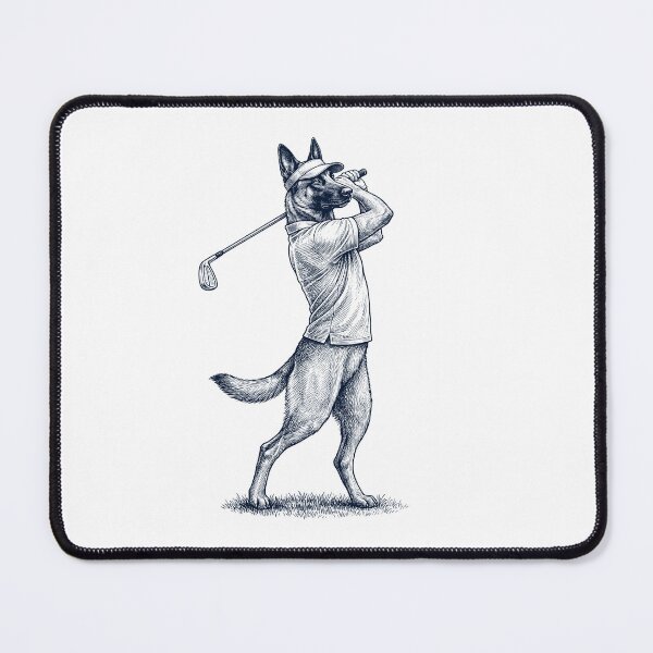 Item preview, Vintage Belgian Malinois Playing Golf Golfer Dog Lover designed and sold by TerryConnells.