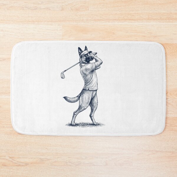 Item preview, Vintage Belgian Malinois Playing Golf Golfer Dog Lover designed and sold by TerryConnells.