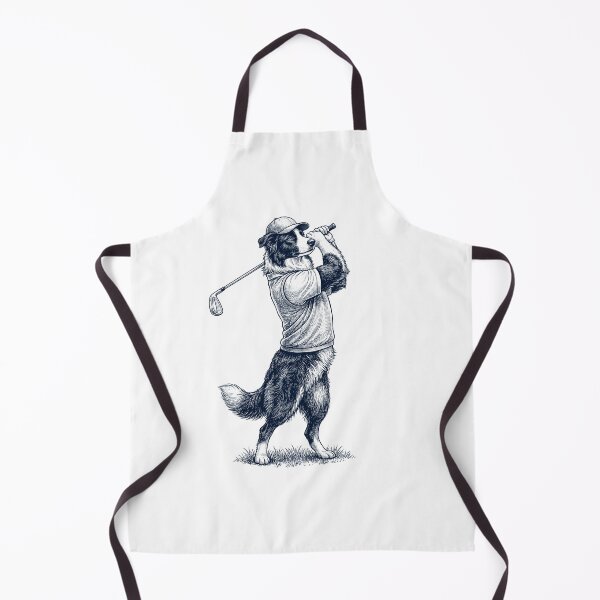 Item preview, Vintage Border Collie Playing Golf Golfer Dog Lover designed and sold by TerryConnells.