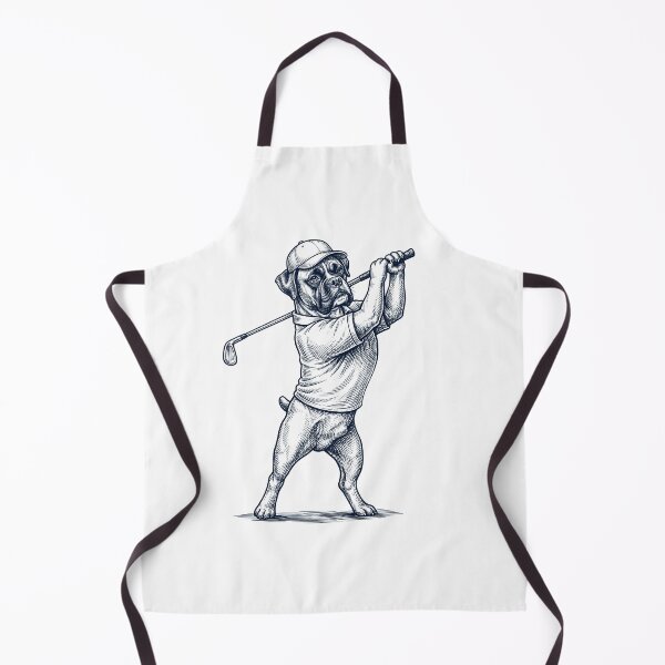 Item preview, Vintage Boxer Dog Playing Golf Golfer Dog Lover designed and sold by TerryConnells.