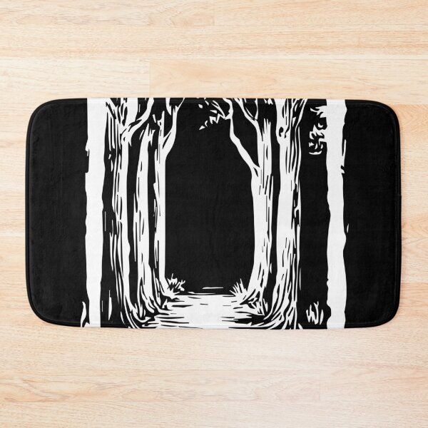 Item preview, Deep dark shadow path in the lone trees forest 127sm designed and sold by 127sm.