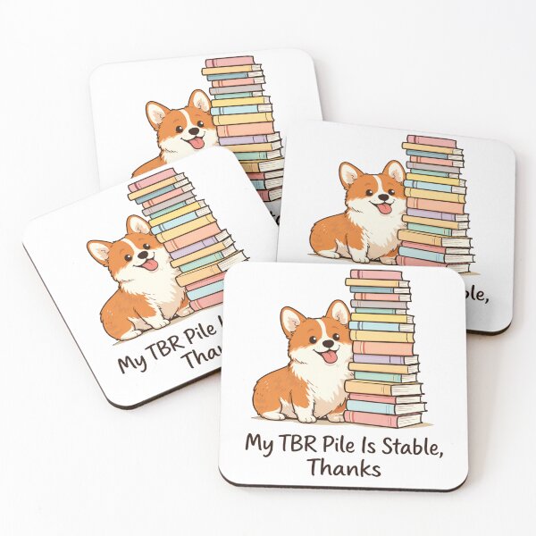 Item preview, Funny Corgi Book Lover TBR Pile Reader designed and sold by Gentlestate.