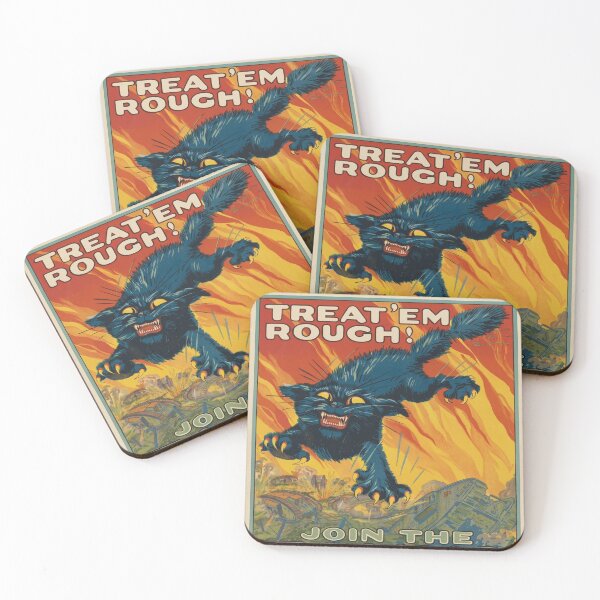 Item preview, Treat 'Em Rough Join The Tanks US Tank Corps 1918 designed and sold by Vintage Poster 1914-1945 Archive.