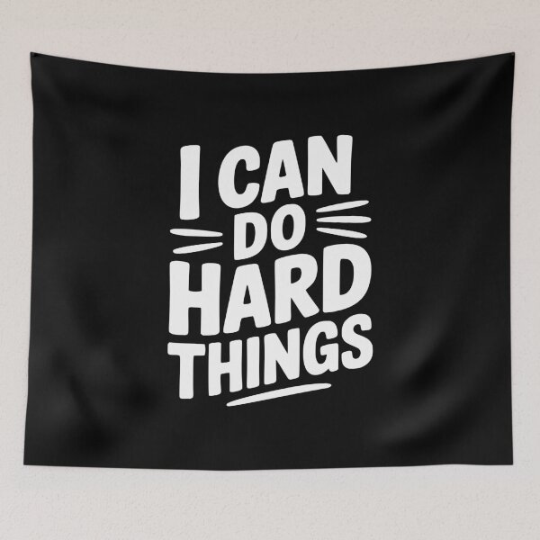 Item preview, I Can Do Hard Things designed and sold by Frank Ring.