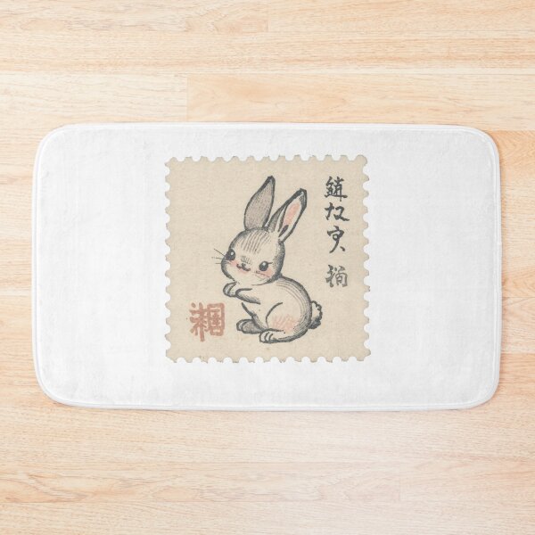 Item preview, Vintage  rabbit stamp designed and sold by uunaa.