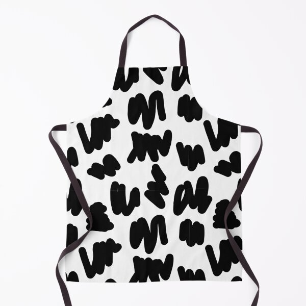 Item preview, Bold Monochrome Scribble Abstract Pattern designed and sold by Sacha's Artistry.