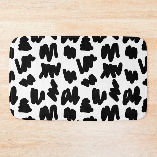 Item preview, Bold Monochrome Scribble Abstract Pattern designed and sold by Sacha's Artistry.