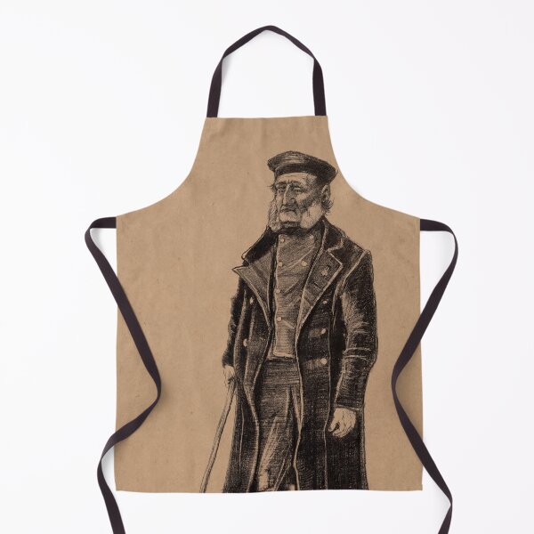 Item preview, Orphan Man Standing by Vincent van Gogh: Vintage Figure Drawing Poster designed and sold by artofuniverse.
