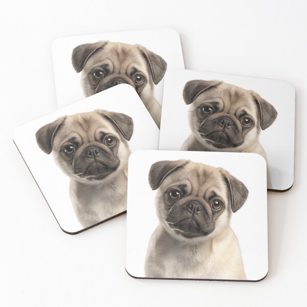 Item preview, Adorable Pug Pup for Cute Pug puppy lovers designed and sold by LazyOwlStore.