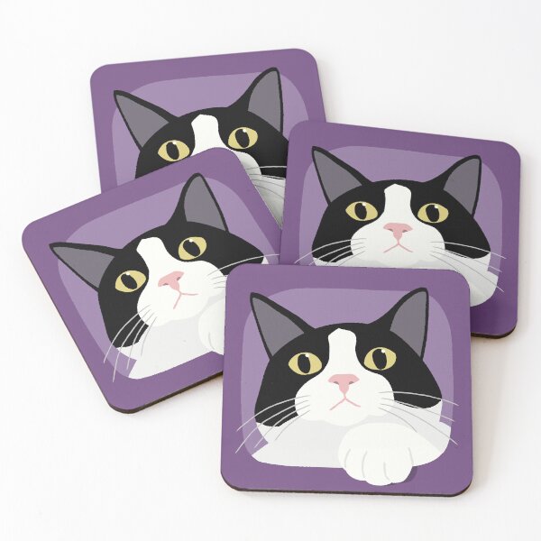 Item preview, Gentle Tuxedo Cat Reaching Out designed and sold by Gumigrida.