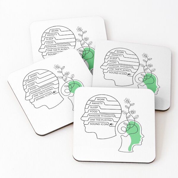 Item preview, Overthinking Shirt Too Many Tabs Open Brain Meme – Mental Health Humor designed and sold by Im-Ara.