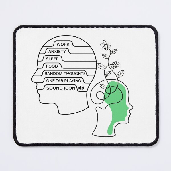 Item preview, Overthinking Shirt Too Many Tabs Open Brain Meme – Mental Health Humor designed and sold by Im-Ara.