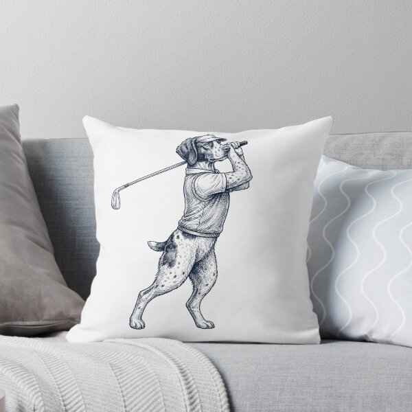 Item preview, Vintage Brittany Playing Golf Golfer Dog Lover designed and sold by TerryConnells.