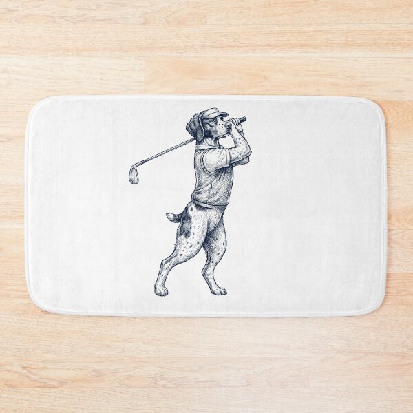 Item preview, Vintage Brittany Playing Golf Golfer Dog Lover designed and sold by TerryConnells.