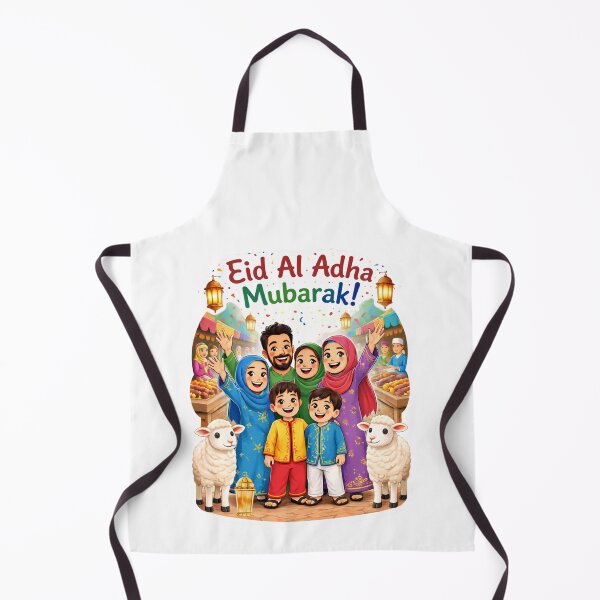 Item preview, Eid Al Adha Mubarak Happy Family Celebration Sticker designed and sold by RALYSHOP.
