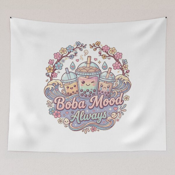 Item preview, Boba Mood Always Cute Asian Pacific Heritage Month AAPI Bubble Tea designed and sold by Im-Ara.