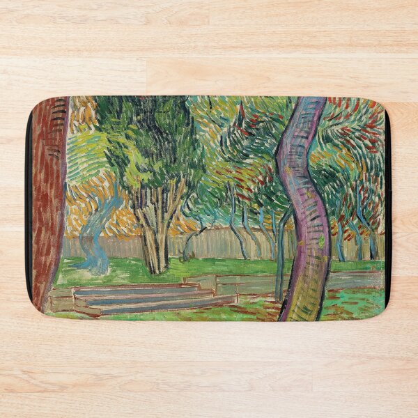 Item preview, Parc De Lhopital Saint Paul by Vincent van Gogh: Post Impressionist Garden Poster designed and sold by artofuniverse.