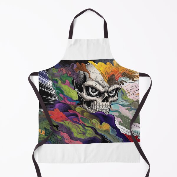 Item preview, A Skull with Paint Flowing designed and sold by Niagara-ReVolt.