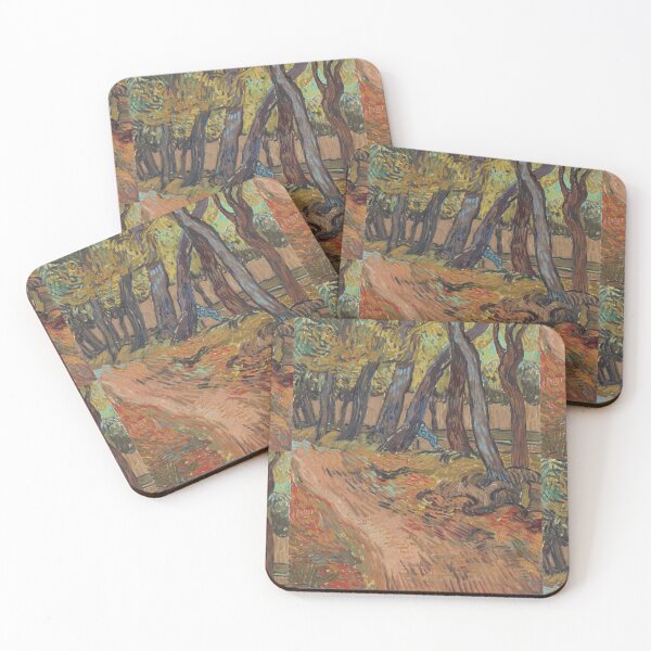 Item preview, Path in the Garden of the Asylum by Vincent van Gogh: Post Impressionist Print designed and sold by artofuniverse.