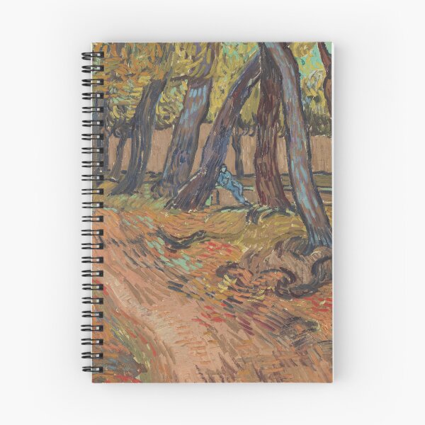 Item preview, Path in the Garden of the Asylum by Vincent van Gogh: Post Impressionist Print designed and sold by artofuniverse.