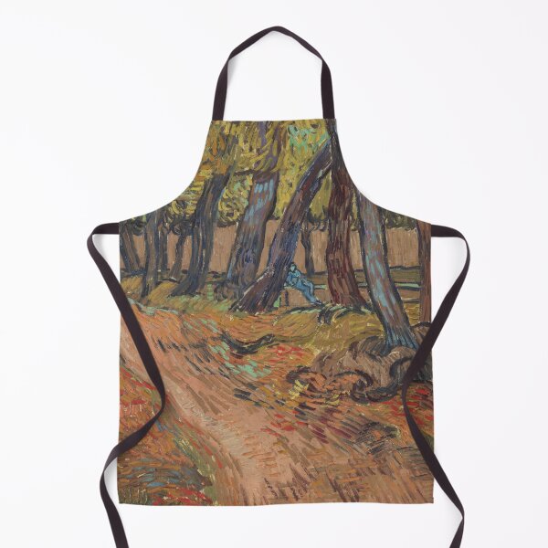 Item preview, Path in the Garden of the Asylum by Vincent van Gogh: Post Impressionist Print designed and sold by artofuniverse.