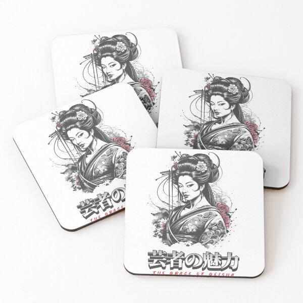 Item preview, Geisha, Japanese Design, Japanese Lady designed and sold by bluesquidink.