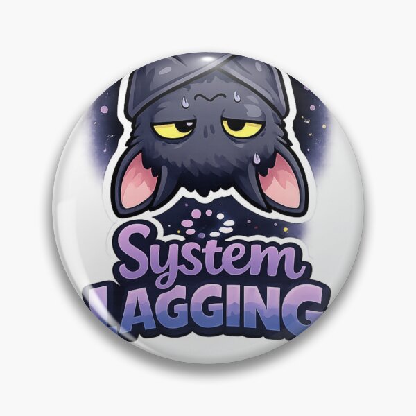 Item preview, System Lagging Cute Bat Night Mode Meme designed and sold by BabyStark.