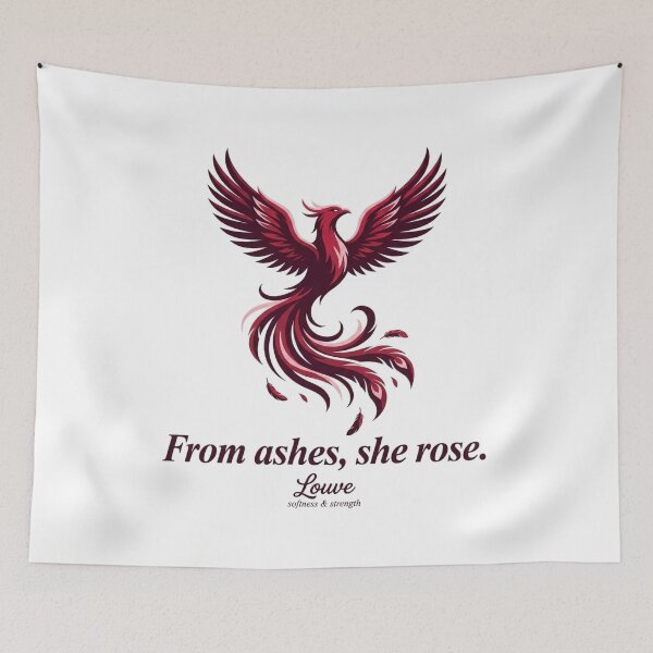 Item preview, Phoenix Rising From Ashes She Rose Louve designed and sold by LouveLouve.