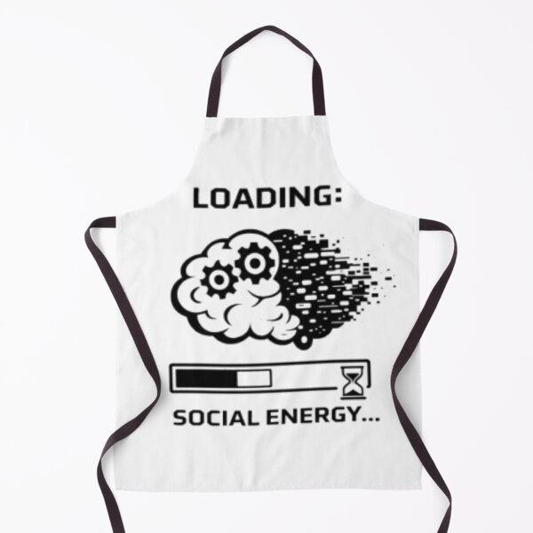 Item preview, Loading Social Energy… Please Wait | Funny Introvert Design designed and sold by MS-DesignArt.