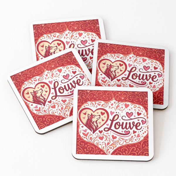 Item preview, Louve Love She Wolf Heart Feminine Strength designed and sold by LouveLouve.