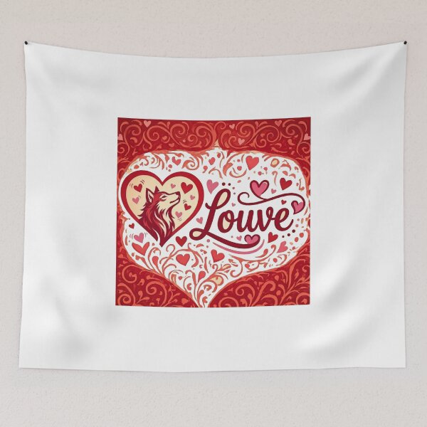 Item preview, Louve Love She Wolf Heart Feminine Strength designed and sold by LouveLouve.