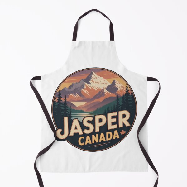 Item preview, Jasper Canada Retro Mountain Badge – Vintage National Park Travel Design designed and sold by Globalcitytees.