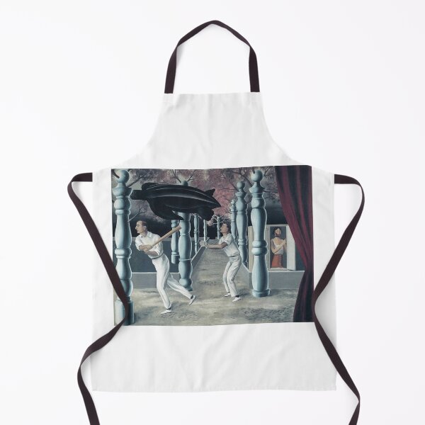 Item preview, The Secret Player Magritte Surreal Composition designed and sold by MirelaSorescu.