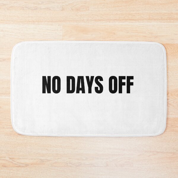 Item preview, No Days Off (Black) designed and sold by ShipCrewNation.