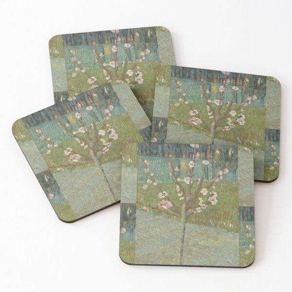 Item preview, Peach Tree in Blossom by Vincent van Gogh: Post Impressionist Art Print designed and sold by artofuniverse.