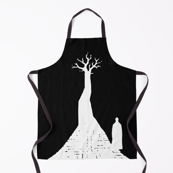 Item preview, Great giant white tree and silhouette of man dark art 127sm designed and sold by 127sm.