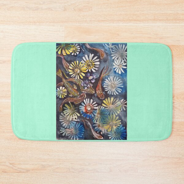 Item preview, daisies and koi designed and sold by catherine calder.