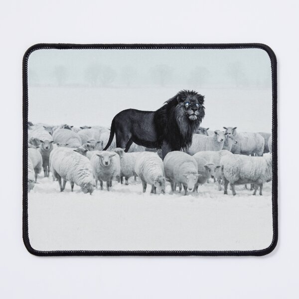 Item preview, Lion among sheep designed and sold by SaschaHahnART.