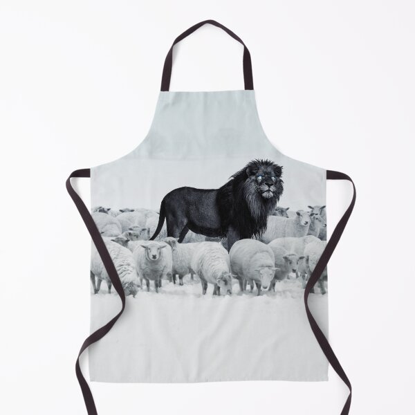 Item preview, Lion among sheep designed and sold by SaschaHahnART.
