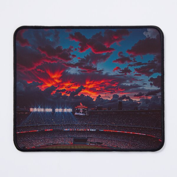 Item preview, Dramatic Baseball Stadium Sunset Wall Art designed and sold by BeautifulVirtues.