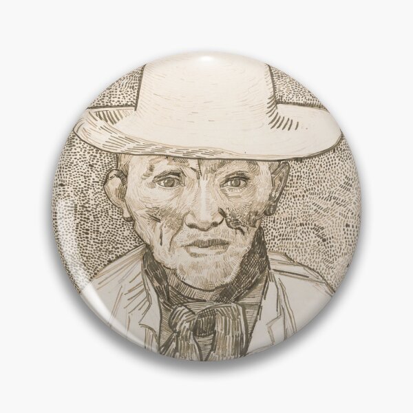 Item preview, Peasant of the Camargue by Vincent van Gogh: Vintage Portrait Fine Art Print designed and sold by artofuniverse.