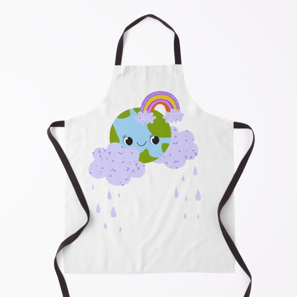 Item preview, Kawaii Earth Planet with Magic Rainbow designed and sold by the-myro.